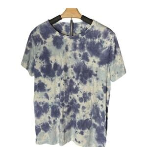 Danskin Tie dye women's size large t-shirt blue Neptune